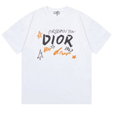Dior Letter Print T-Shirt Oversize